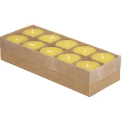 Set 10 Velas De Citronela