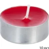 Set 10 Velas Tealight Aroma Frutos Rojos