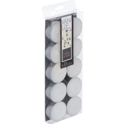 Set 10 Velas Tealight Aroma Vainilla