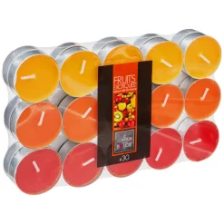 Set 30 Velas Tealight Frutas Tropicales