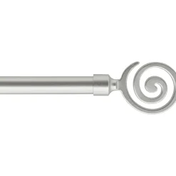 Set barra extensible ZOLA plateado 120-210cm