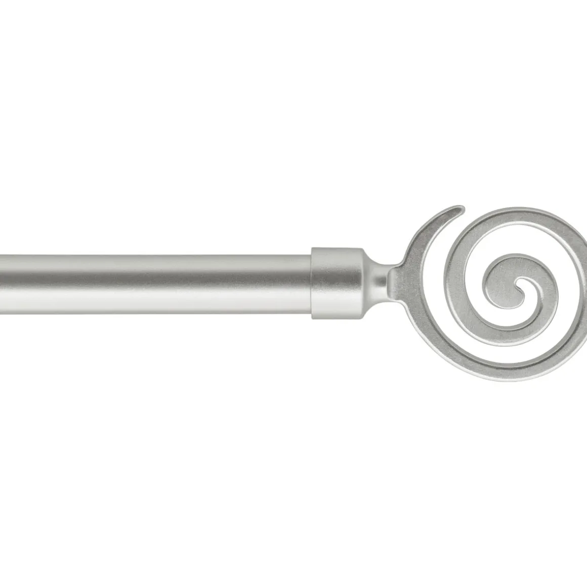 Set barra extensible ZOLA plateado 120-210cm