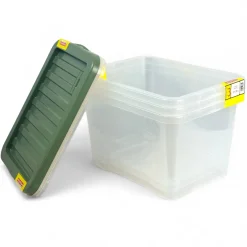 Set de 3 cajas de almacenamiento QUASAR 28L