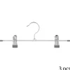Set De 3 Perchas Con Pinzas P/Colgar