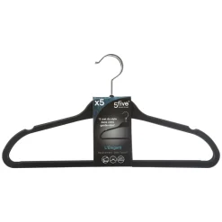 Set De 5 Perchas De Goma