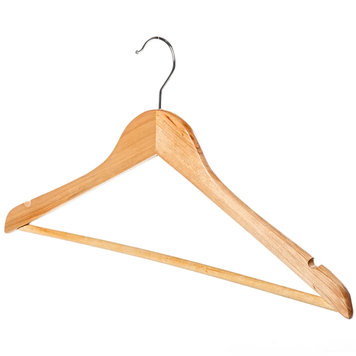 Set De 8 Perchas De Madera/Metal