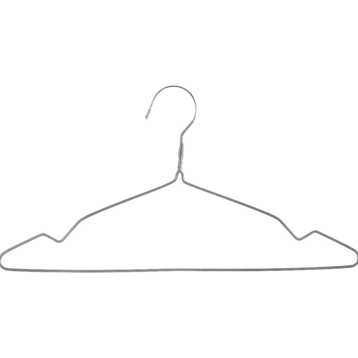 Set De 10 Perchas En Metal Y Pvc