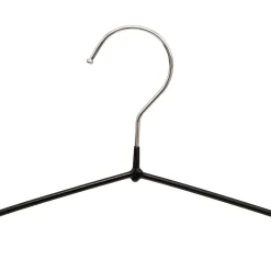 Set de 20 perchas negras 21cm