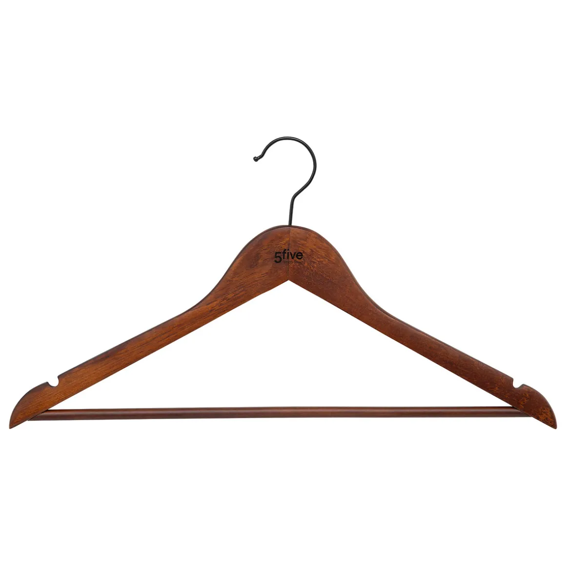 Set De 2 Perchas Vintage De Madera