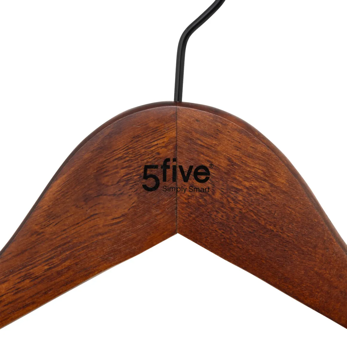 Set De 2 Perchas Vintage De Madera