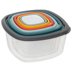 Set de 7 recipientes cuadrados