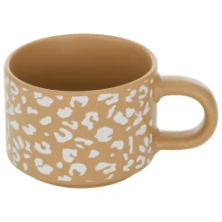 Set de 4 tazas LEOPARDI con soporte 20cl