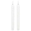 Set de 2 velas TWIST ALOE 22cm LED