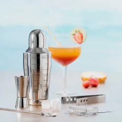 Set De Cocktail 5Pzas Acero Inox. 600Ml