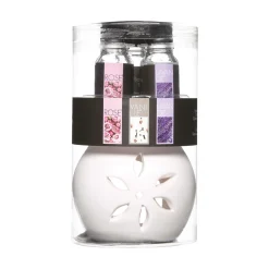 Set De Quemador Y 3 Aceites Aroma Floral