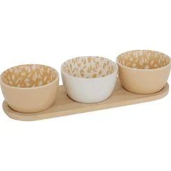 Set para aperitivos LEOPARDI 6x10x30cm