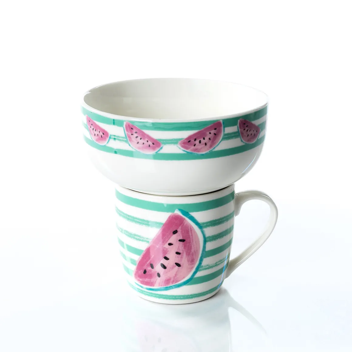 Set Taza + Bowl Sandia