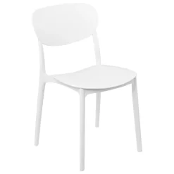Silla Apilable Blanca