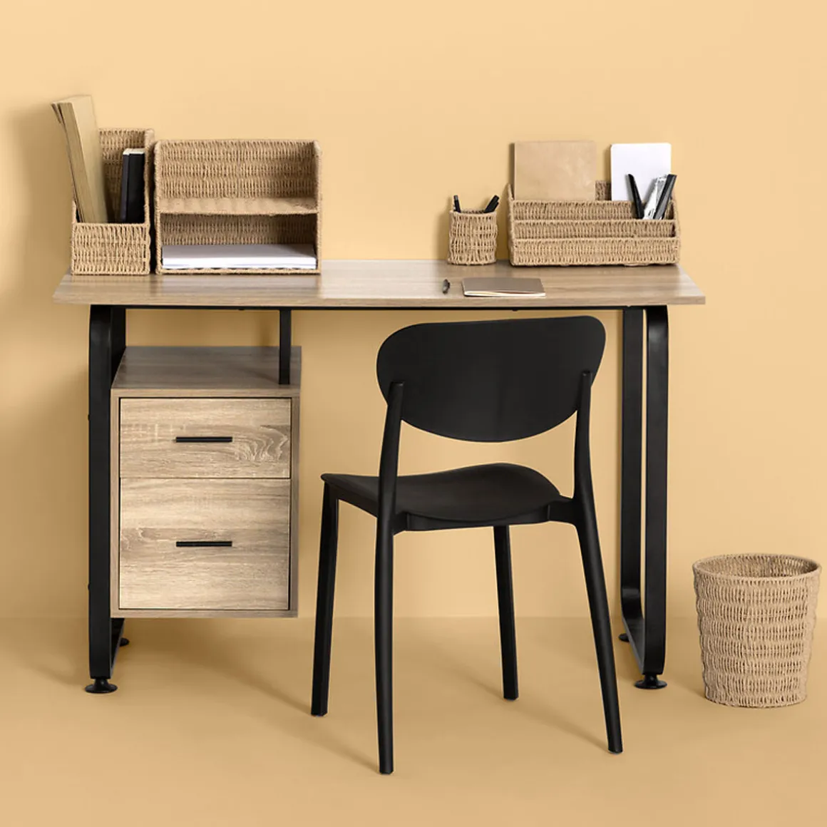 Silla Apilable Negra