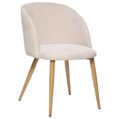 Silla CELESTE de tejido beige