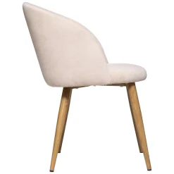 Silla CELESTE de tejido beige