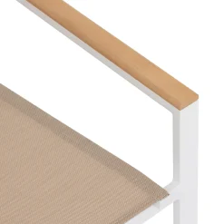 Silla ESSENTIA lino y blanco