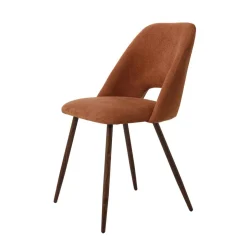 Silla FRESNO de tejido terracota