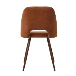 Silla FRESNO de tejido terracota