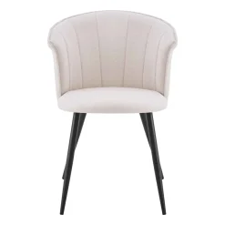 Silla LOLA beige de tejido