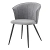 Silla LOLA gris de tela