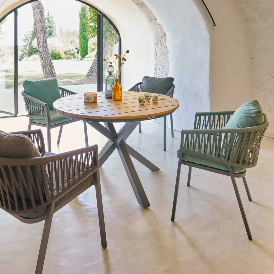 Silla ORIENGO verde oliva