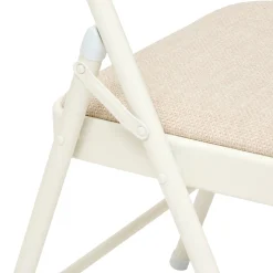 Silla plegable FLEXY beige de metal