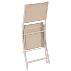 Silla plegable MODULA lino y argile