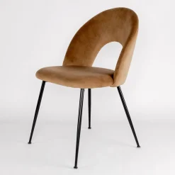 Silla RAVEN de tejido beige