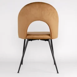 Silla RAVEN de tejido beige