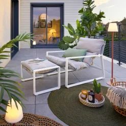 Silla relax LAMBINIO blanca