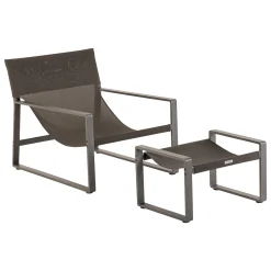 Silla relax LAMBINIO gris grafito