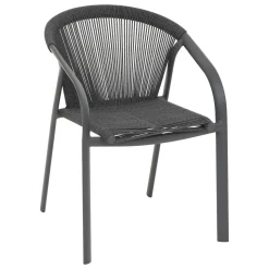 Silla RIU gris antracita e grafito