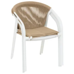 Silla RIU miel y blanco