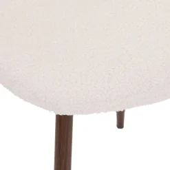 Silla Roka De Pelo Blanco 44x51x85Cm