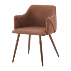 Sillón ALDRIDGE de tejido terracota