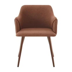 Sillón ALDRIDGE de tejido terracota