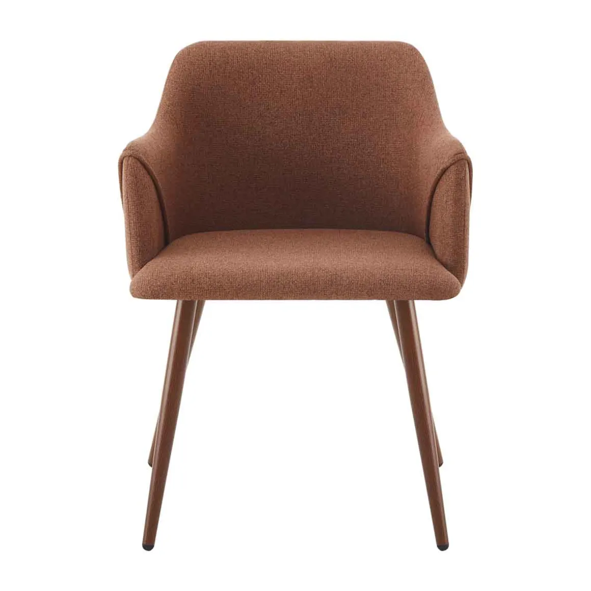 Sillón ALDRIDGE de tejido terracota