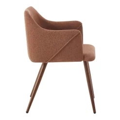 Sillón ALDRIDGE de tejido terracota