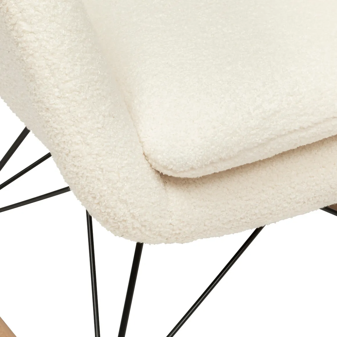 Sillón Balancín Blanco 65x80x83Cm