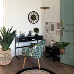 Sillón De Terciopelo Jungle 70.5x65x83Cm