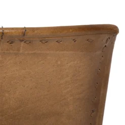 Sillón Hoper De Cuero Marrón 68x76x75Cm