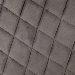 Sillón Marlo Terciopelo Gris 55x57x76Cm