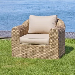 Sillón MOORÉA savana de ratán sintético