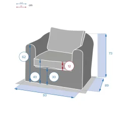 Sillón MOORÉA savana de ratán sintético